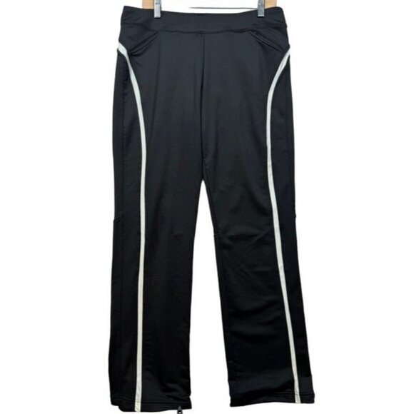 Nike Fit Dry Workout Track Athletic Gym Pants Black 208310 Women's Large L 12-14 - Picture 1 of 8